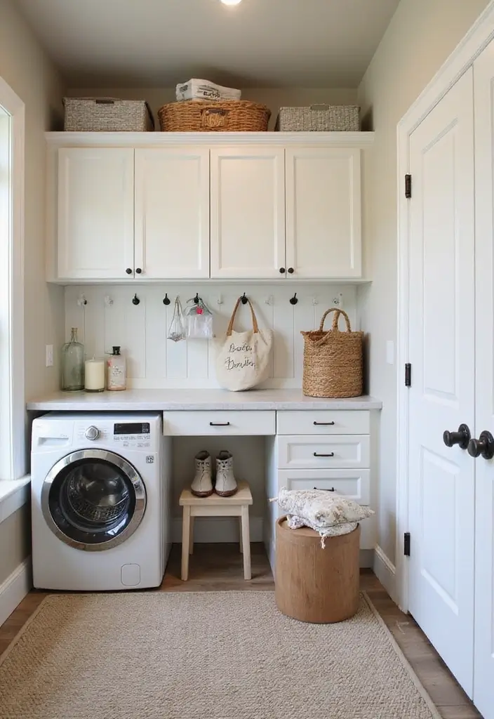 18 Laundry Room Ideas for a Stylish Wash Space - 16. Create a Welcoming Entryway