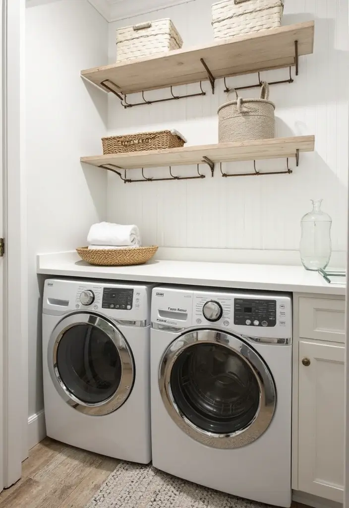 18 Laundry Room Ideas for a Stylish Wash Space - 3. Create a Functional Folding Station