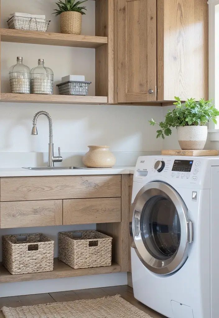 18 Laundry Room Ideas for a Stylish Wash Space - 4. Stylish Storage Solutions