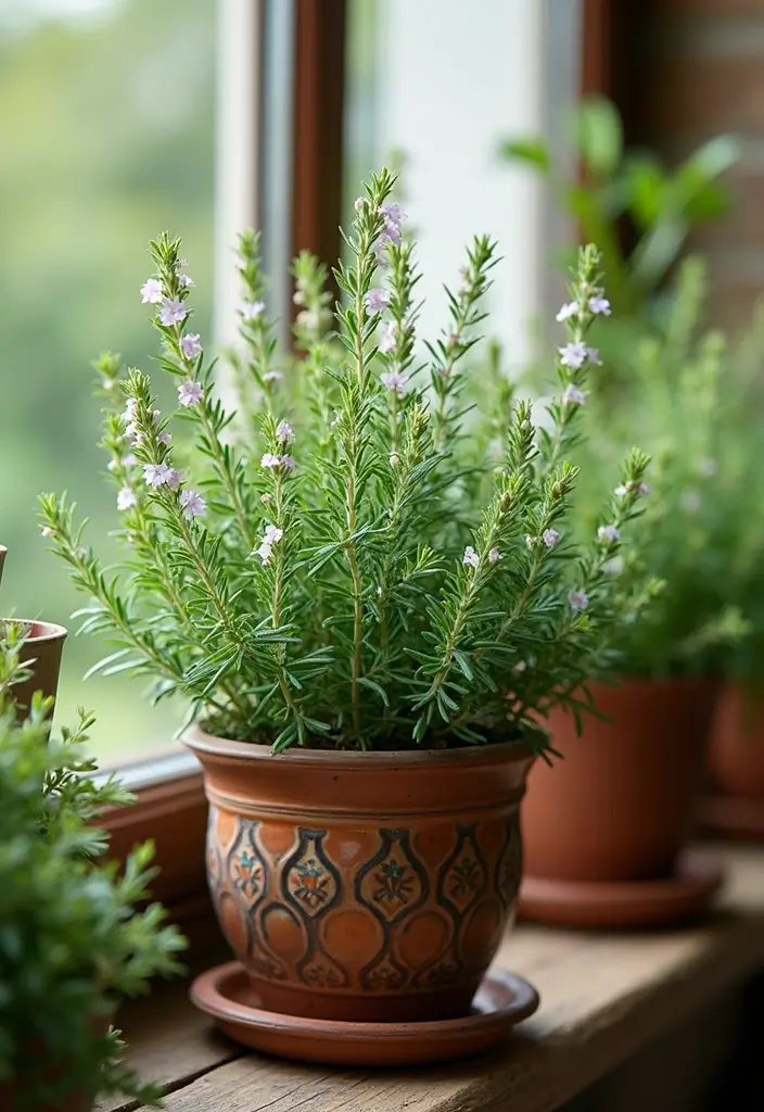 18 Must-Have Plants in Balcony for Fresh Air - 8. Rosemary
