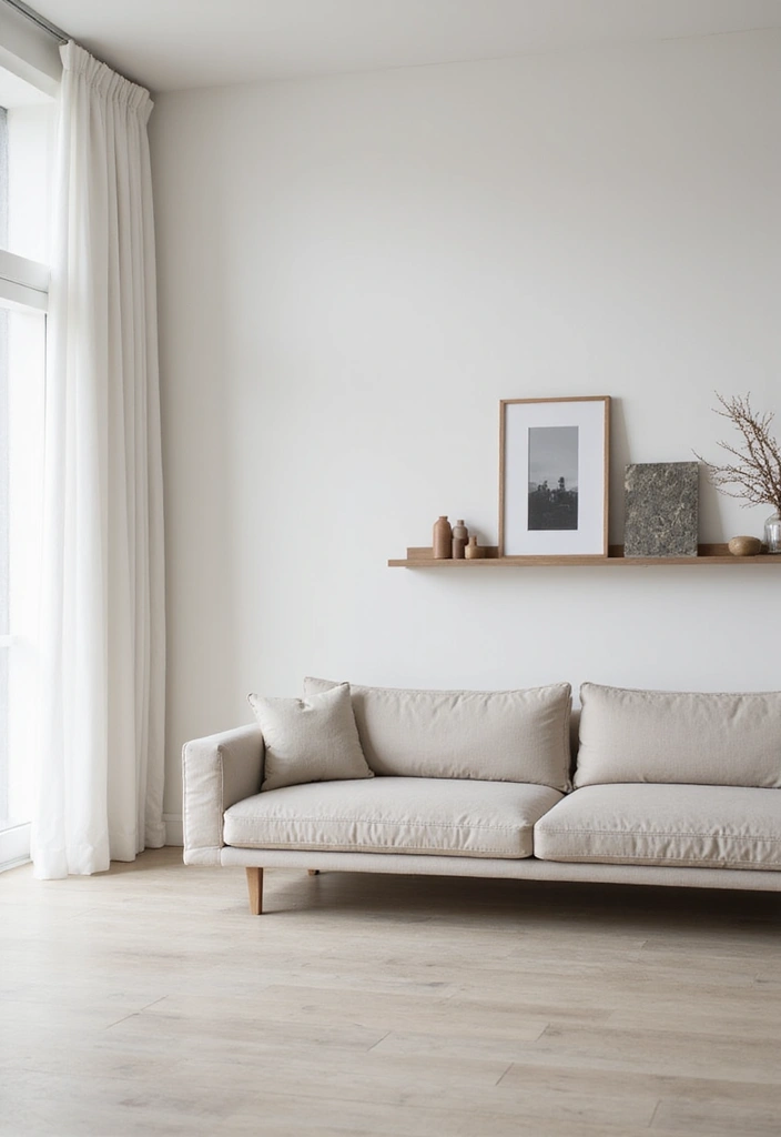 18 Small Apartment Living Room Decor Tips for Cozy Spaces - 1. Embrace Minimalist Decor