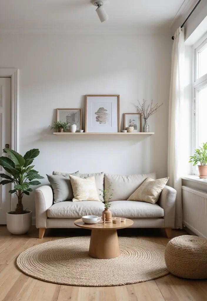 18 Small Apartment Living Room Decor Tips for Cozy Spaces - 16. Keep It Clutter-Free