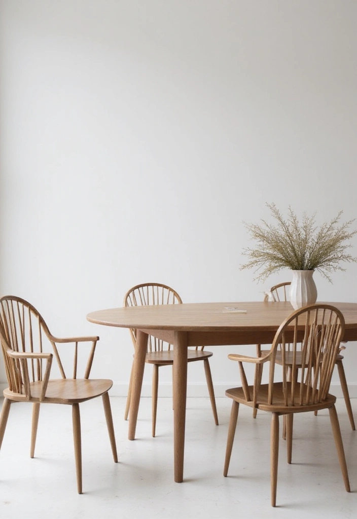 18 Stunning Dining Room Ideas for Modern Homes - 7. Minimalist Dining Sets