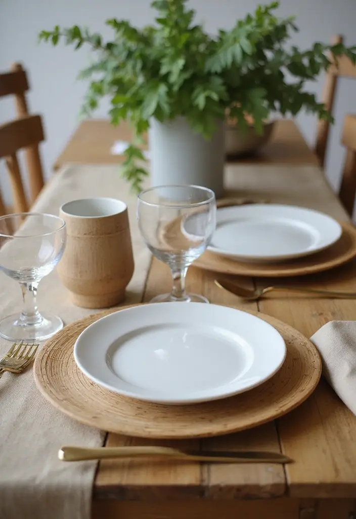 18 Stunning Dining Room Ideas for Modern Homes - 8. Sustainable Tableware
