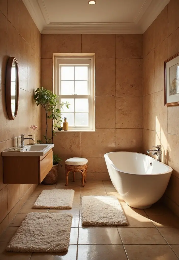 20 Bathroom Remodel Ideas for a Spa-Like Feel - 4. Heated Floors for Comfort
