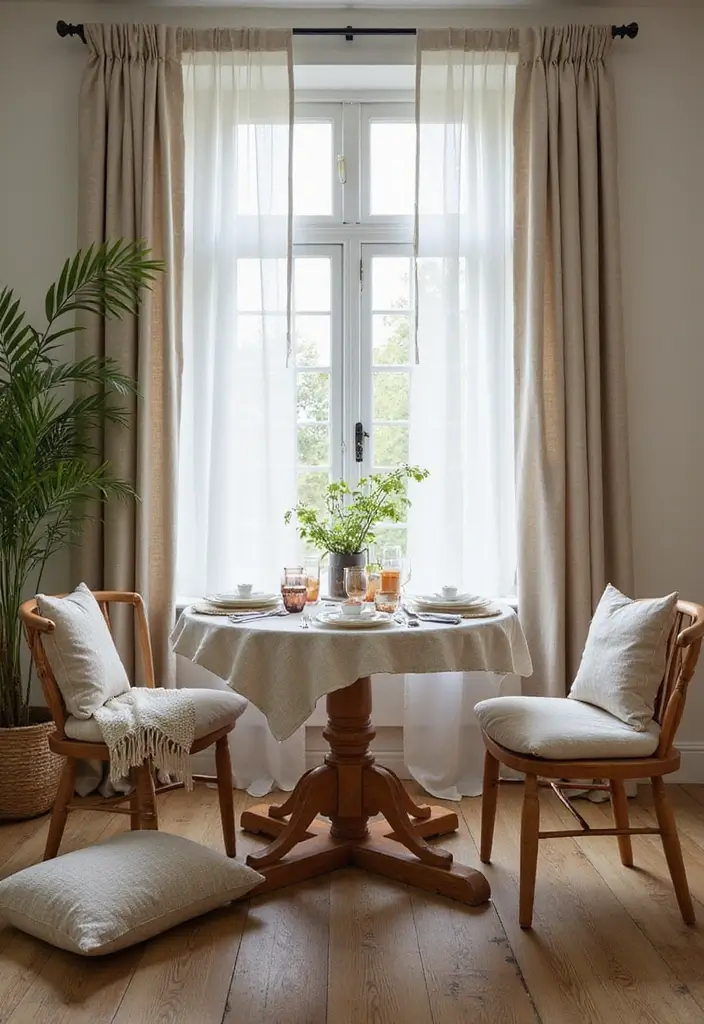 20 Dining Room Design Ideas for Every Taste - 16. Sustainable Textiles