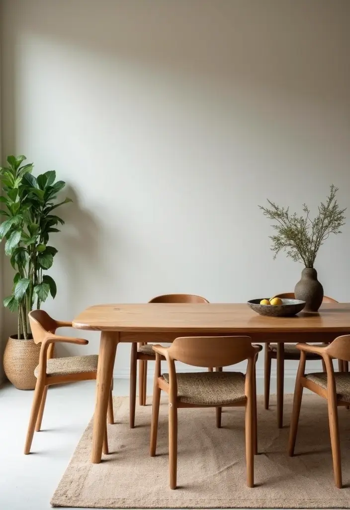 20 Dining Room Design Ideas for Every Taste - 3. Opt for Eco-Friendly Furniture