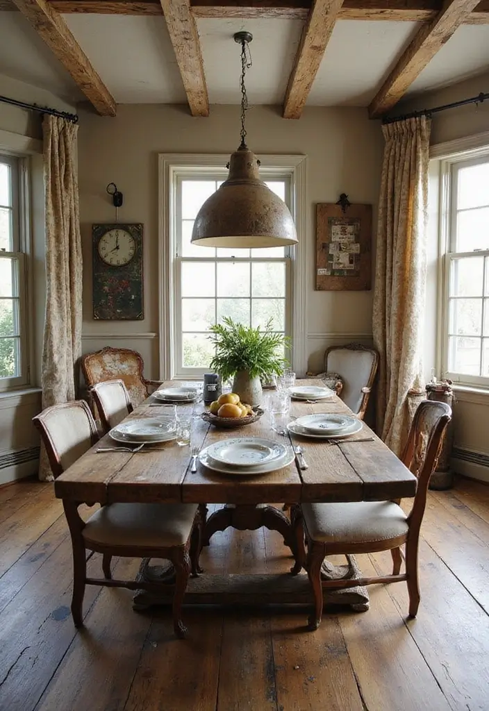 20 Dining Room Design Ideas for Every Taste - 5. Innovate with Reclaimed Materials