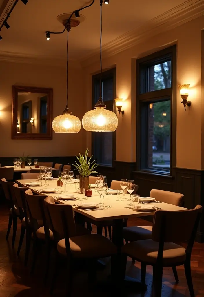 20 Dining Room Design Ideas for Every Taste - 7. Layer Lighting for Ambiance