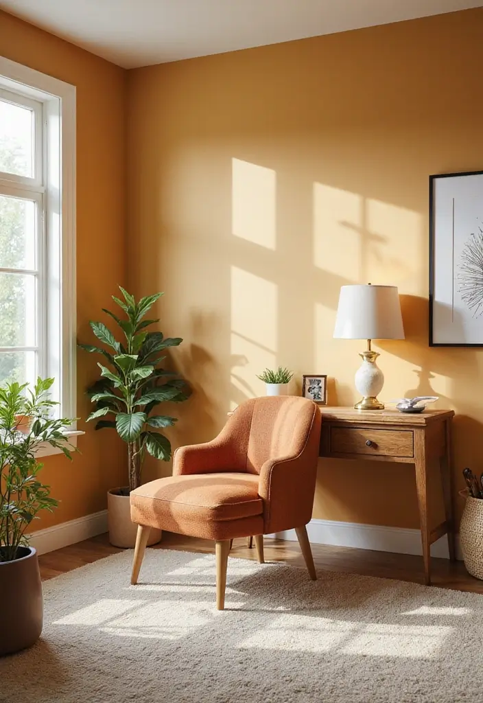 20 Eco-Friendly Home Office Ideas for Remote Workers - 12. Eco-Friendly Wall Colors