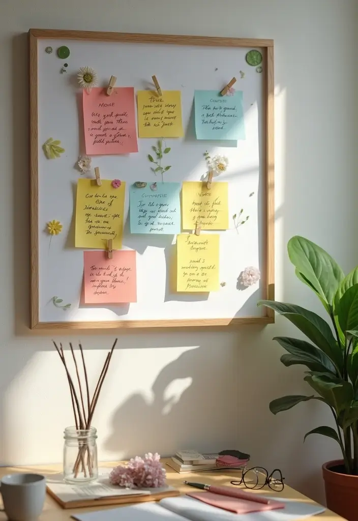 20 Eco-Friendly Home Office Ideas for Remote Workers - 16. Creative Organizational Boards