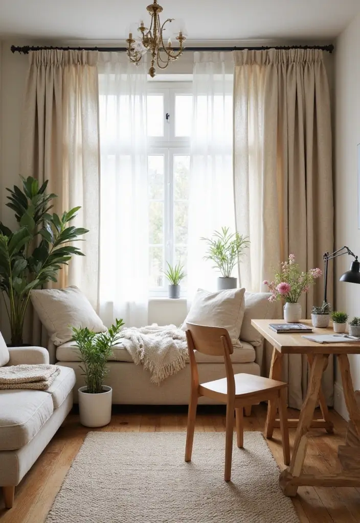 20 Eco-Friendly Home Office Ideas for Remote Workers - 17. Use of Natural Fabrics