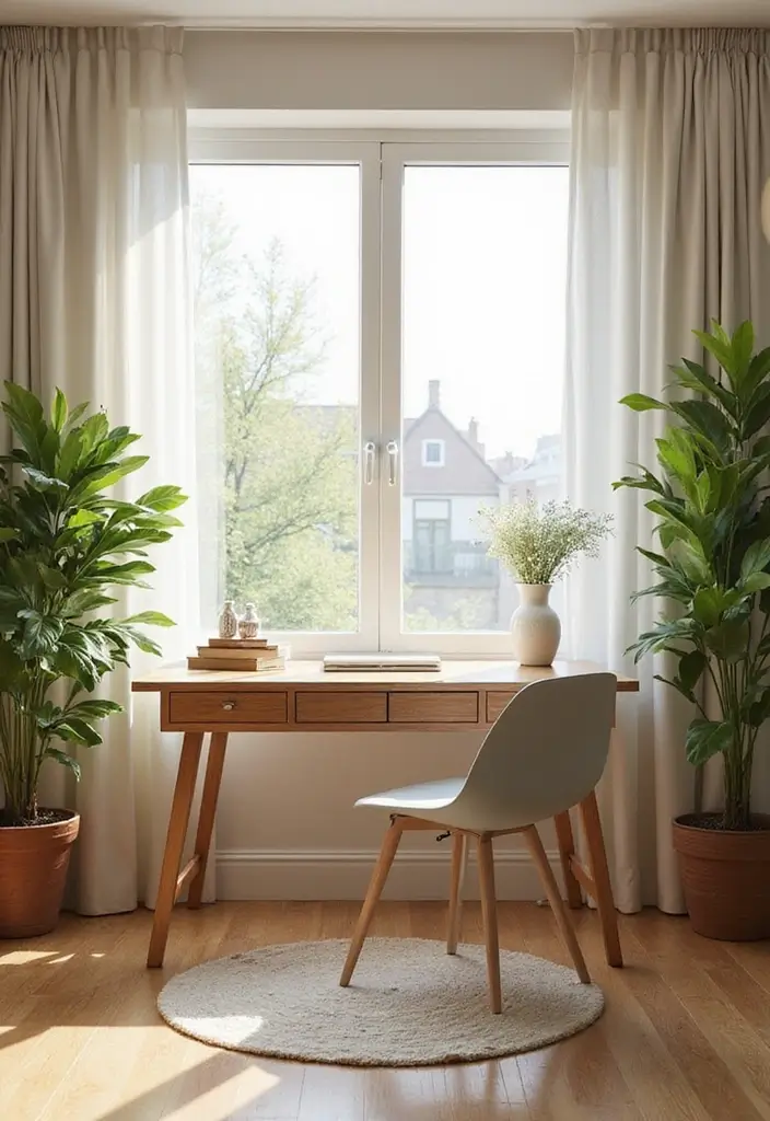 20 Eco-Friendly Home Office Ideas for Remote Workers - 2. Natural Light Emphasis