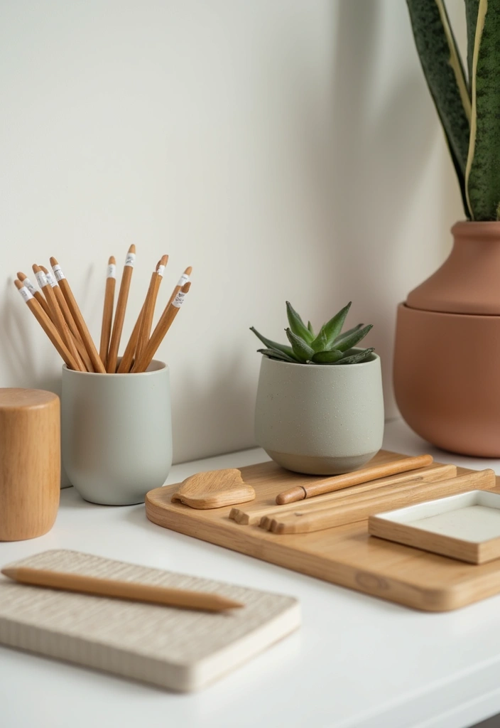20 Eco-Friendly Home Office Ideas for Remote Workers - 4. Eco-Friendly Desk Accessories