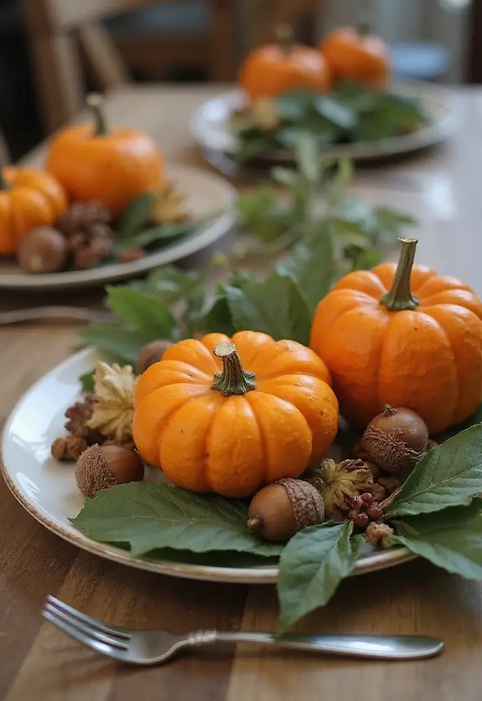 20 Fall Decorations for a Cozy Home in 2025 - 16. Nature-Inspired Table Decor