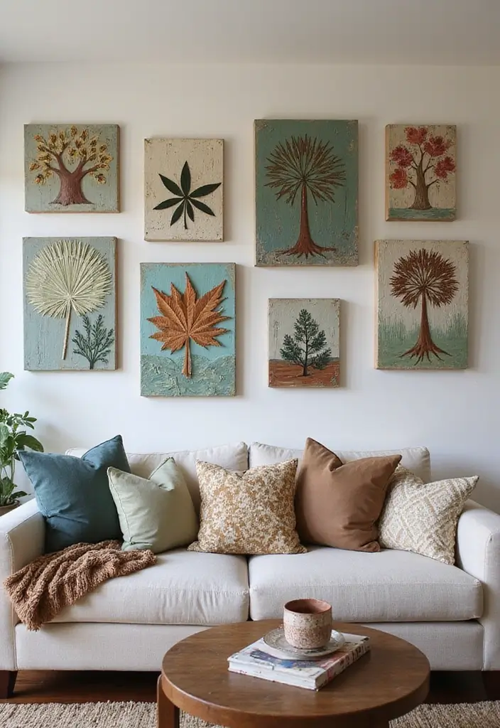 20 Living Room Decor Essentials for a Cozy Vibe - 11. Wall Art with a Story