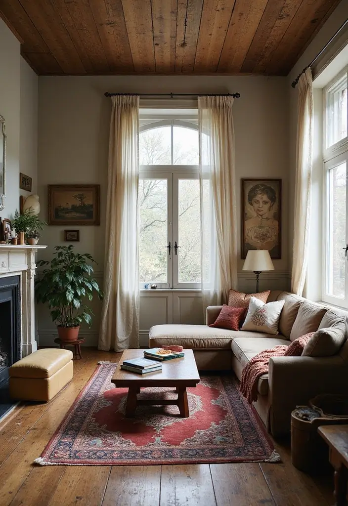20 Living Room Decor Essentials for a Cozy Vibe - 13. Vintage Finds