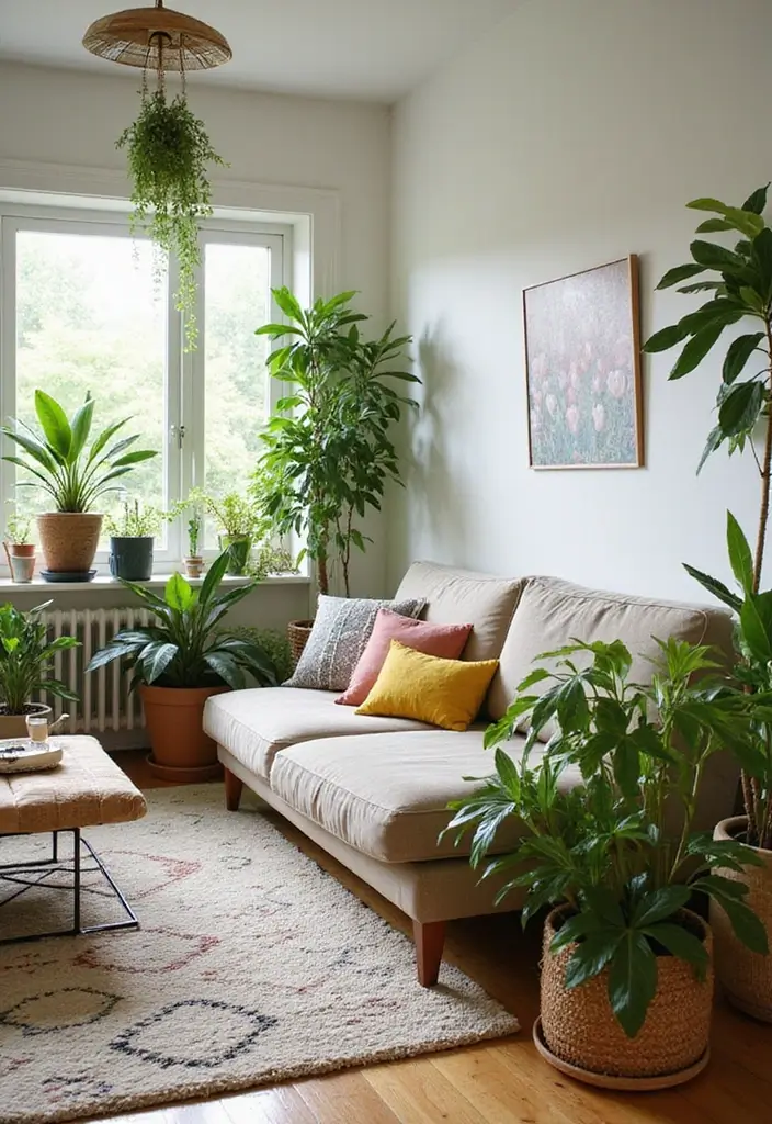 20 Living Room Decor Essentials for a Cozy Vibe - 3. Indoor Plants