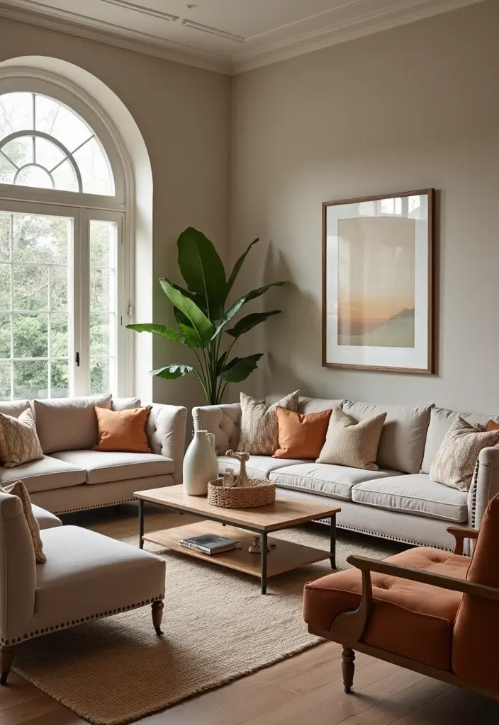 20 Living Room Decor Essentials for a Cozy Vibe - 9. Comfortable Seating Arrangements