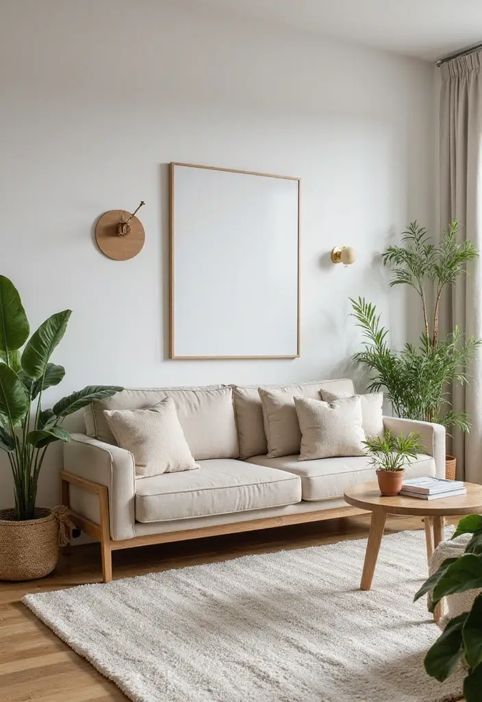 20 Living Room Designs That Will Inspire You - 5. Scandinavian Style with Sustainable Touches