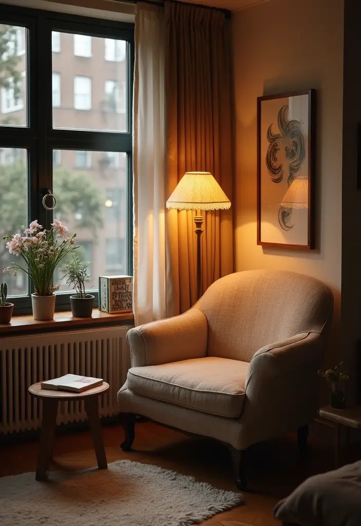 20 Small Apartment Design Hacks for Modern Living - 10. Create Nooks with Furniture Arrangement
