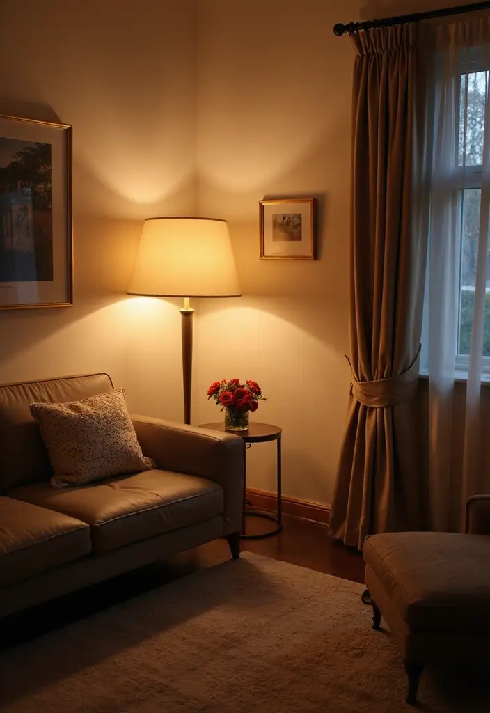 20 Small Apartment Design Hacks for Modern Living - 13. Layer Lighting