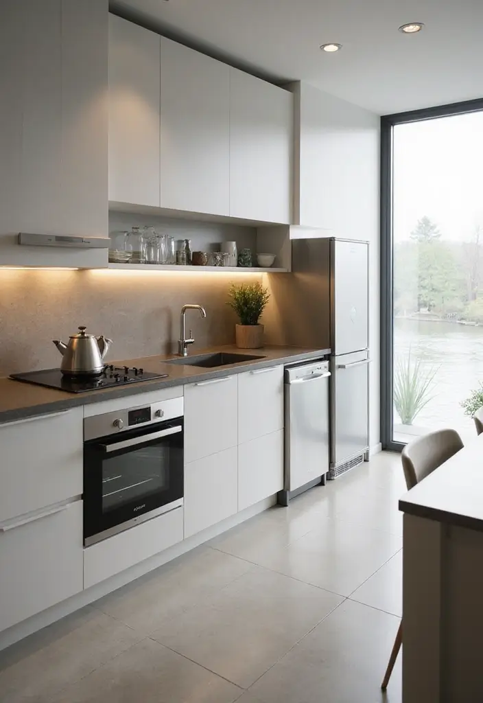 20 Trendiest Kitchen Set Ideas for 2025 - 19. Compact and Smart Appliances