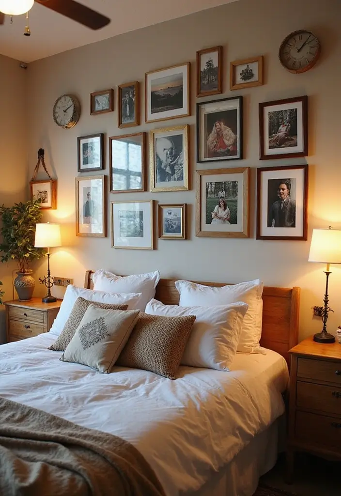 20 Unique Bedroom Decoration Ideas You’ll Want to Try - 15. Personalize with Photos