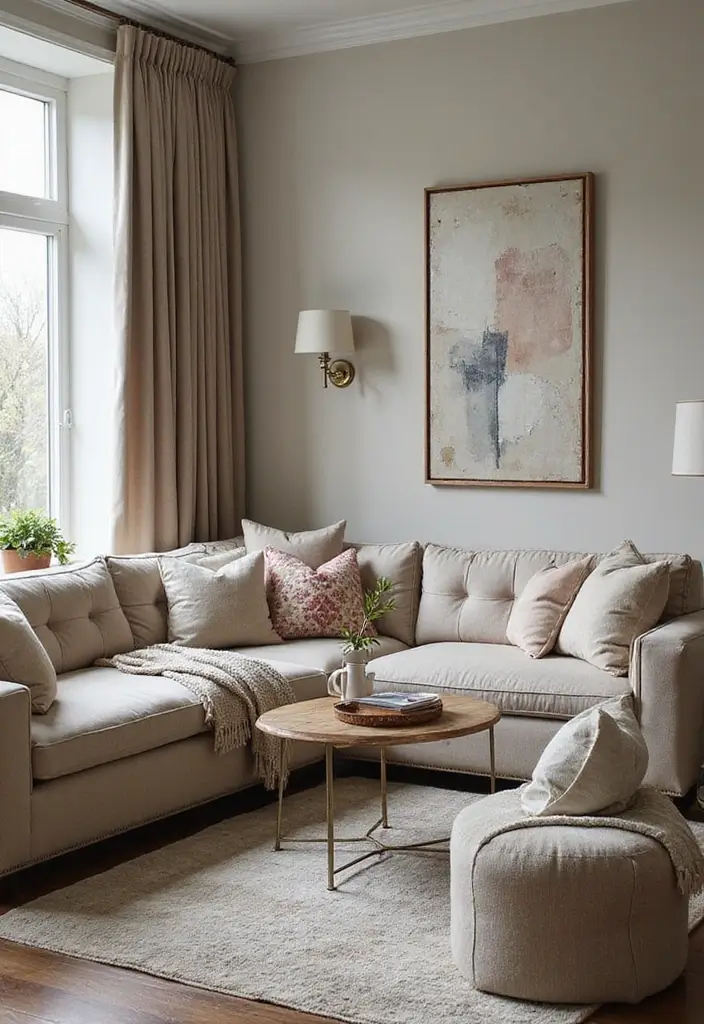 21+ Inspiring Living Room Sofa Ideas for Every Style - 17. Layered Sofas for Depth