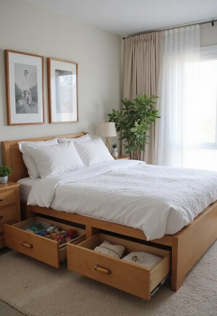 21 Small Apartment Storage Ideas That Actually Work - 1. Under-Bed Storage Drawers