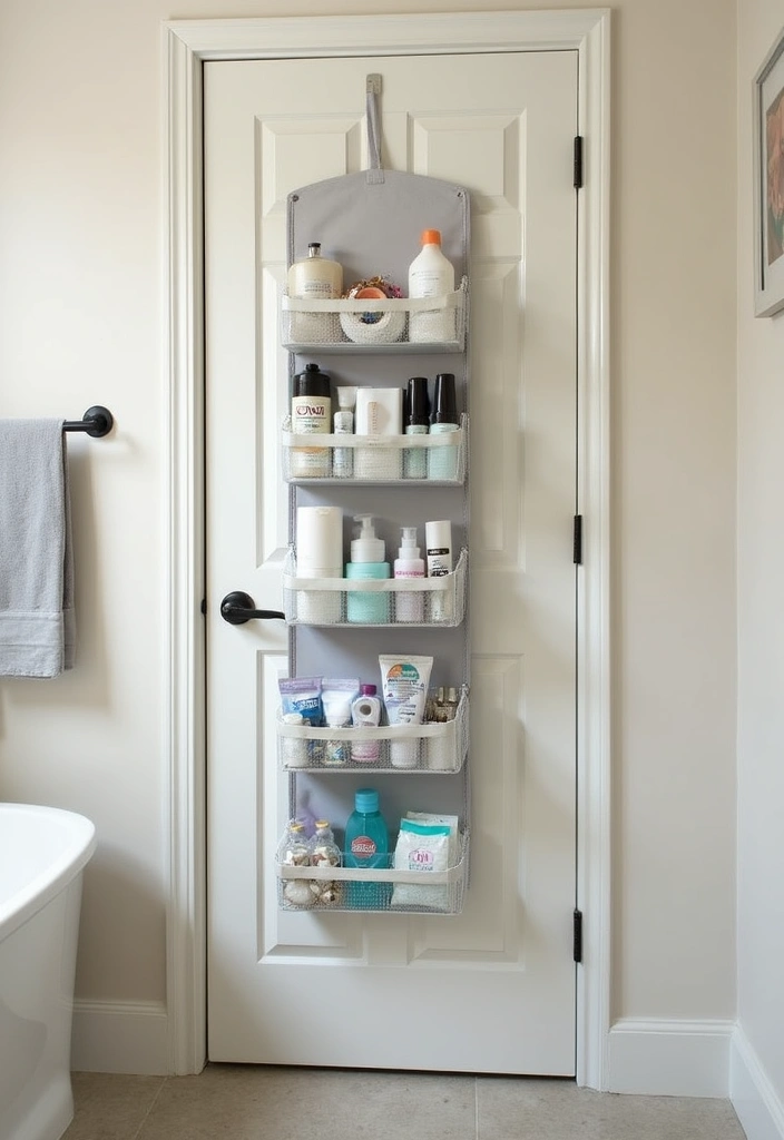 21 Small Apartment Storage Ideas That Actually Work - 10. Over-the-Door Organizers