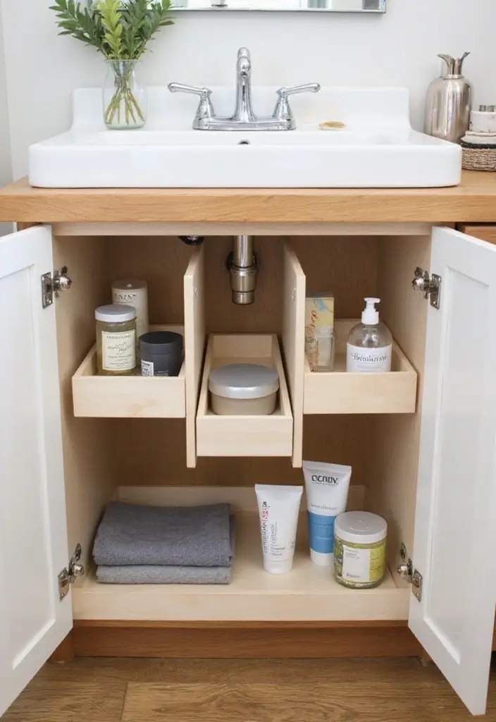 21 Small Apartment Storage Ideas That Actually Work - 13. Under-Sink Cabinets