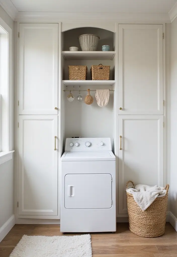 21 Small Apartment Storage Ideas That Actually Work - 20. Hidden Laundry Storage