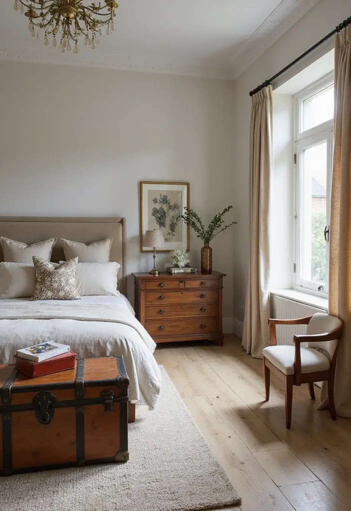 22 Bedroom Design Trends for Modern Homes - 5. Vintage Furniture Finds