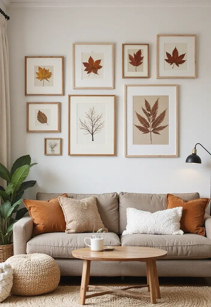 22 Living Room Wall Decor Ideas for Instant Impact - 22. Seasonal Decor Swaps