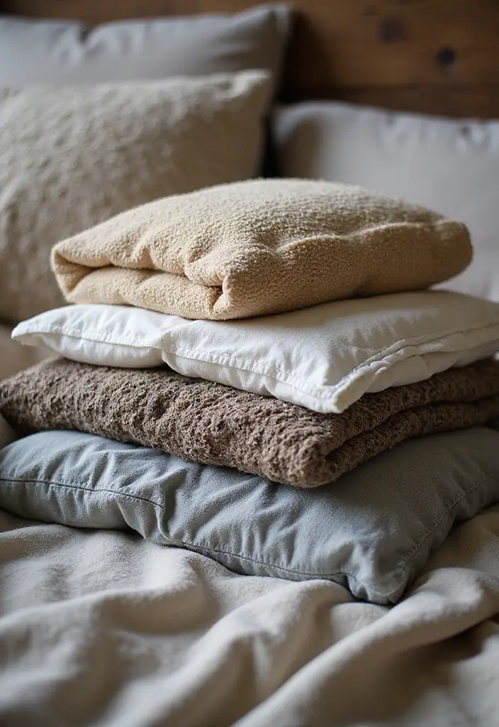 25 Bedroom Decor Ideas to Transform Your Space - 1. Layered Textiles for Ultimate Comfort