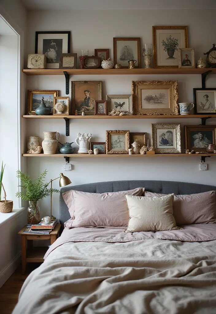 25 Bedroom Decor Ideas to Transform Your Space - 19. Display Your Collection