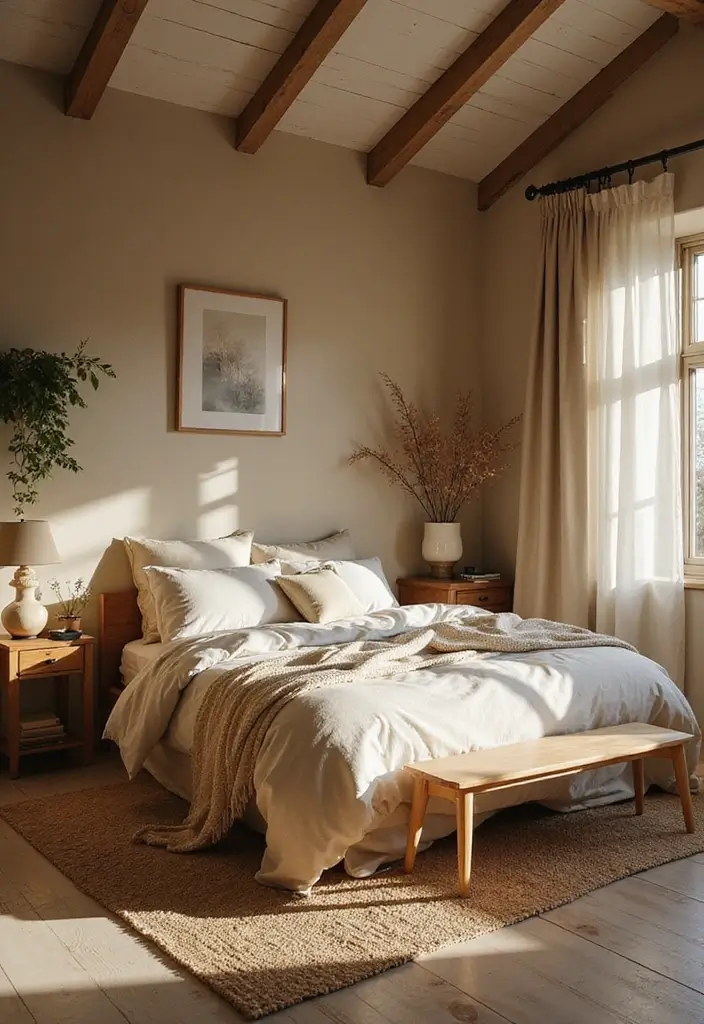 25 Bedroom Decor Ideas to Transform Your Space - 20. Nature-Inspired Color Schemes