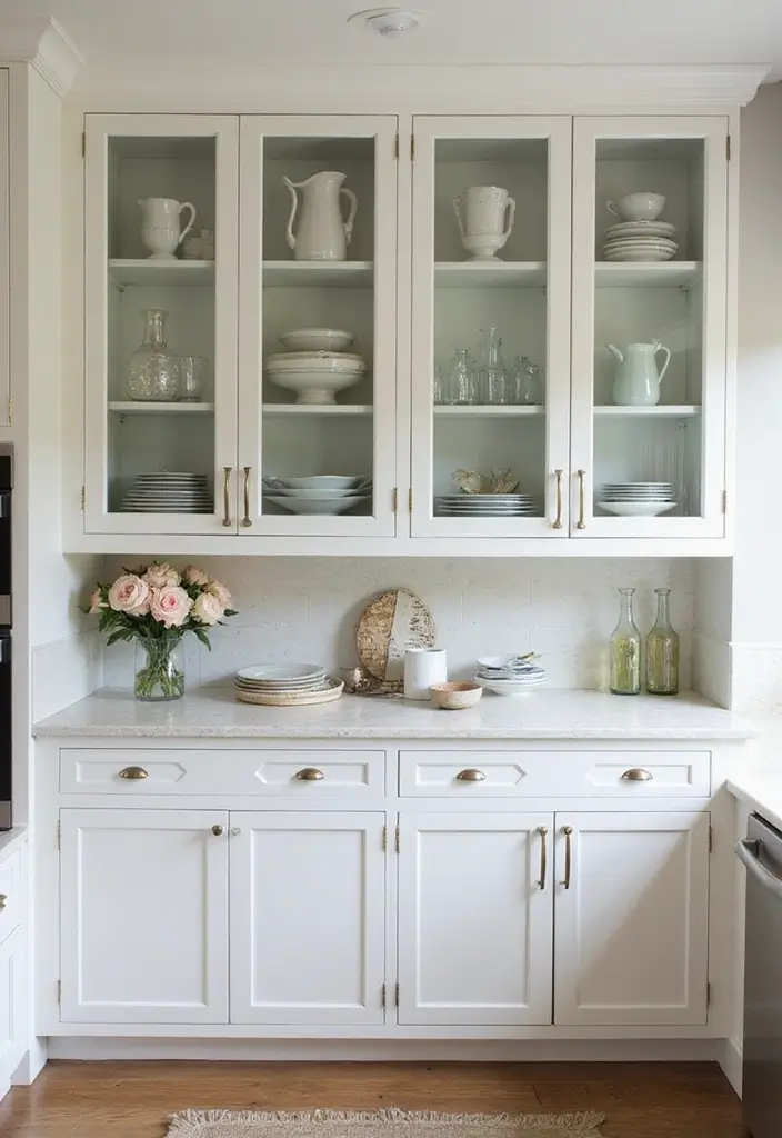 25 Best Kitchen Cabinets for Every Budget - 14. Glass-Front Cabinets