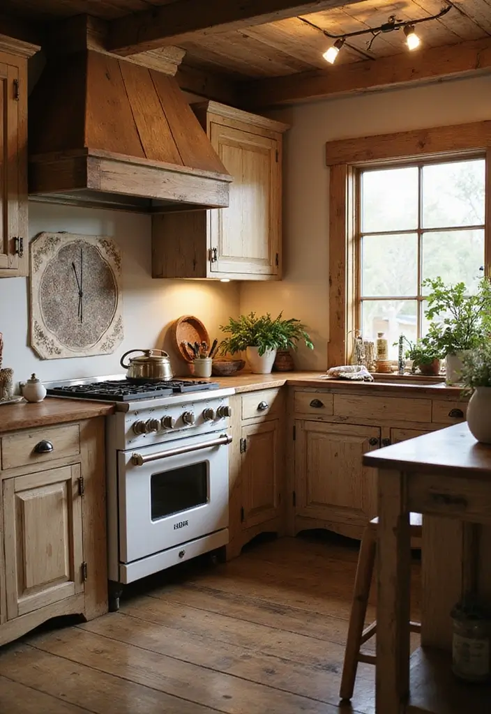 25 Best Kitchen Cabinets for Every Budget - 2. Rustic Farmhouse Cabinets