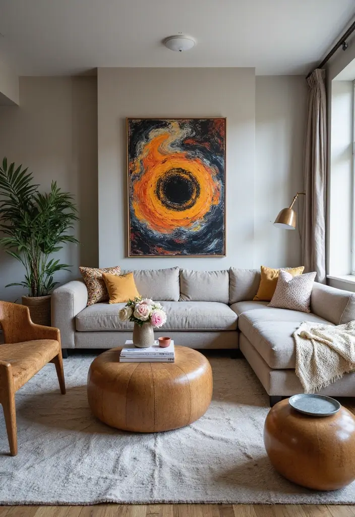 25 Living Room Decor Ideas for a Stylish Home - 23. Create a Focal Point