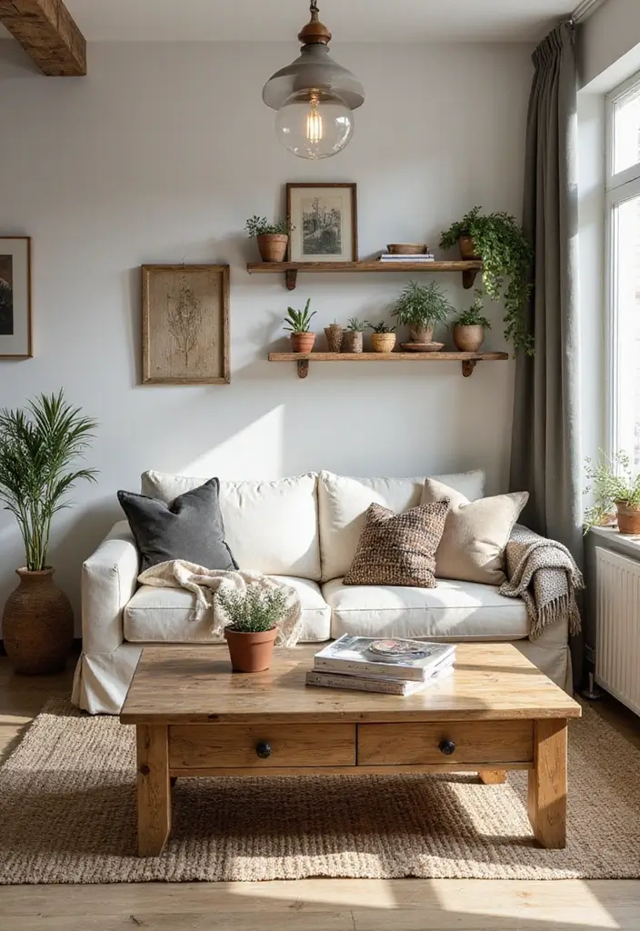 25 Living Room Decor Ideas for a Stylish Home - 5. Incorporate Natural Wood Elements