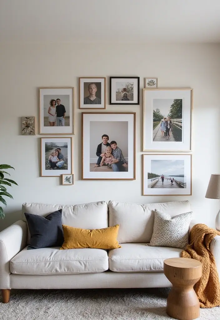 25 Living Room Interior Design Tips from Experts - 18. Personalize with Photos