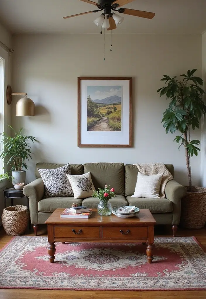 25 Living Room Interior Design Tips from Experts - 4. Opt for Vintage or Thrifted Decor