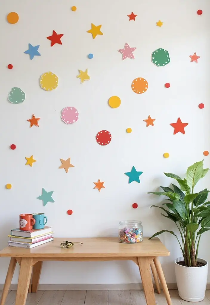 25 Small Apartment Decorating Ideas to Maximize Your Space - 13. Wall Decals and Stickers