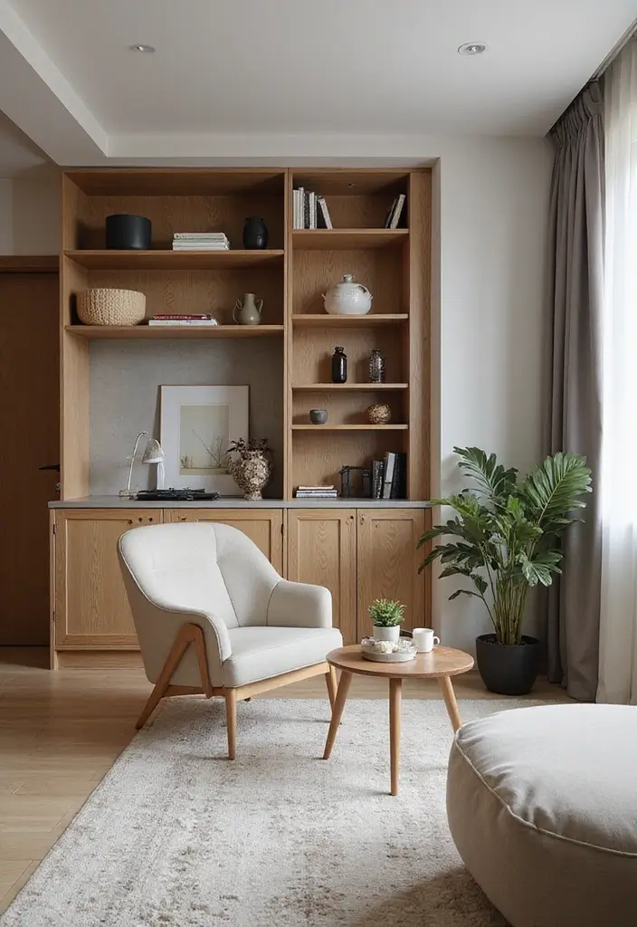 25 Small Apartment Decorating Ideas to Maximize Your Space - 22. Use Room Dividers