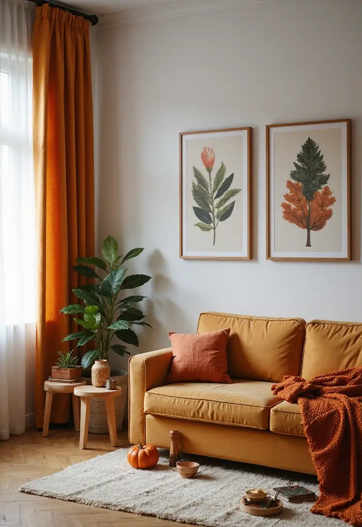 25 Small Apartment Decorating Ideas to Maximize Your Space - 25. Seasonal Decor Switch