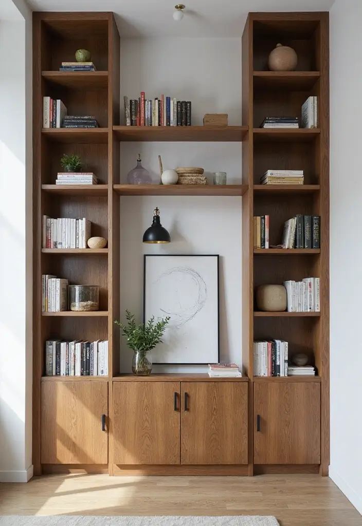 25 Small Apartment Decorating Ideas to Maximize Your Space - 3. Vertical Storage Solutions