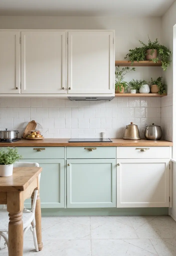 26+ Modern Kitchen Tile Designs You’ll Love - 20. Soft Pastel Shades