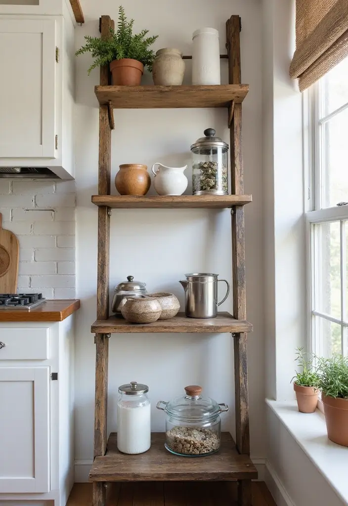27+ Smart Kitchen Organization Tips for a Clutter-Free Space - 13. Repurpose Old Furniture